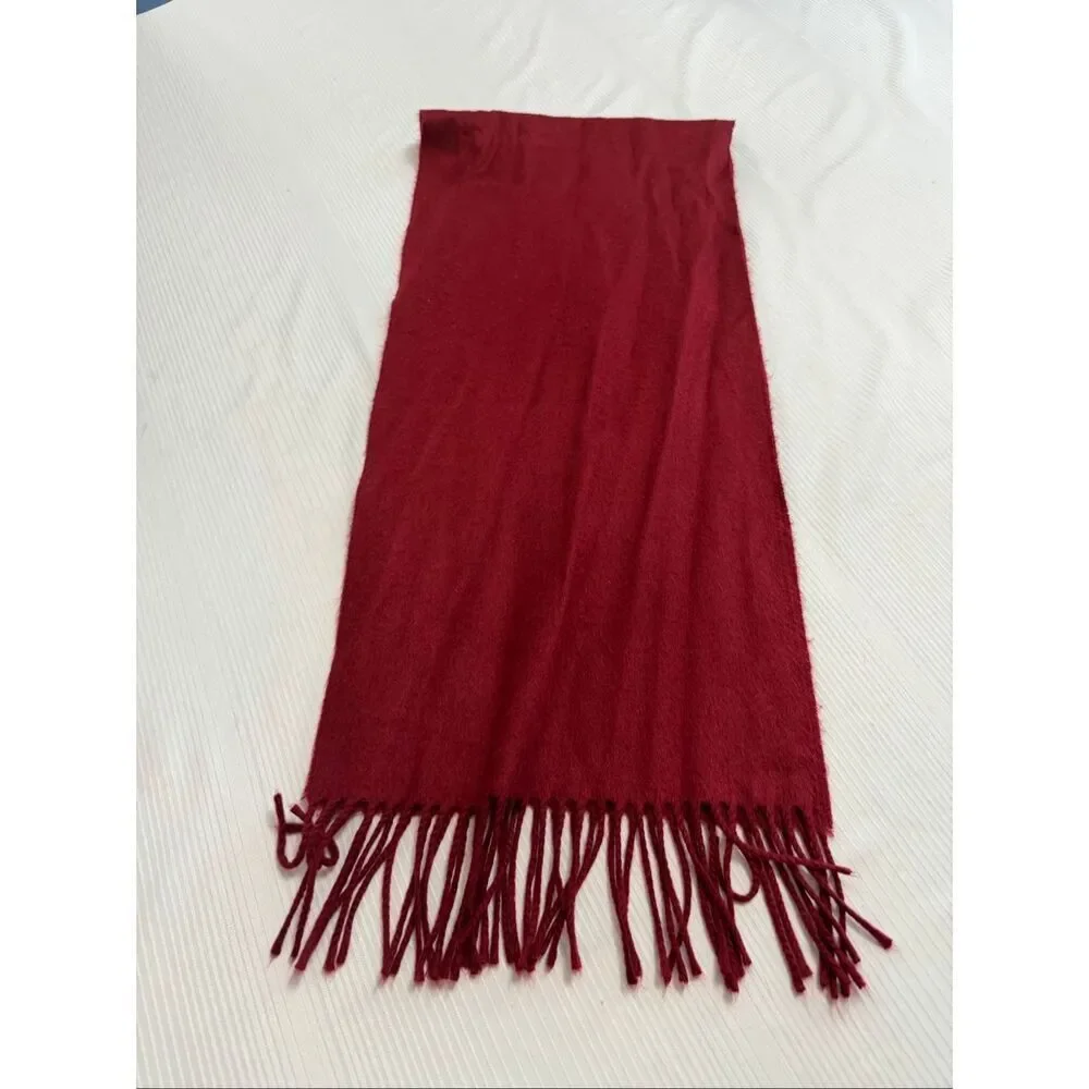 Christian Dior Monsieur Vintage Red Scarf